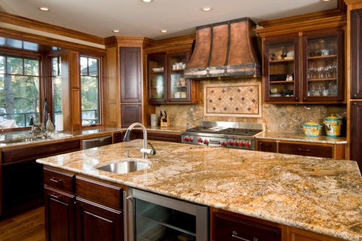 custom granite kitchen remodel